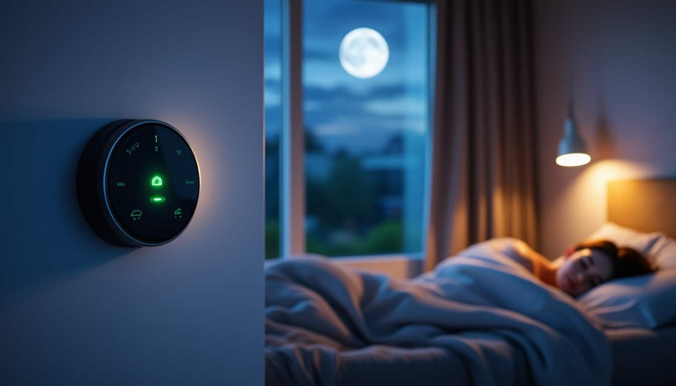 le détecteur de monoxyde de carbone assure votre sécurité en détectant les fuites invisibles, prévenant ainsi les intoxications accidentelles pendant la nuit.