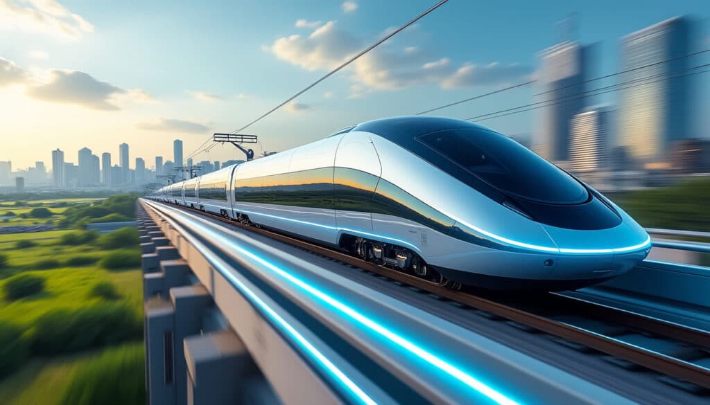 découvrez comment les trains à sustentation magnétique révolutionnent les trajets interurbains en réduisant considérablement les temps de parcours grâce à une technologie innovante et rapide.