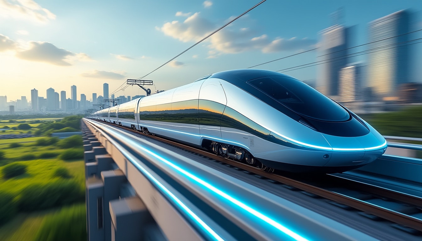 découvrez comment les trains à sustentation magnétique révolutionnent les trajets interurbains en réduisant considérablement les temps de parcours grâce à une technologie innovante et rapide.