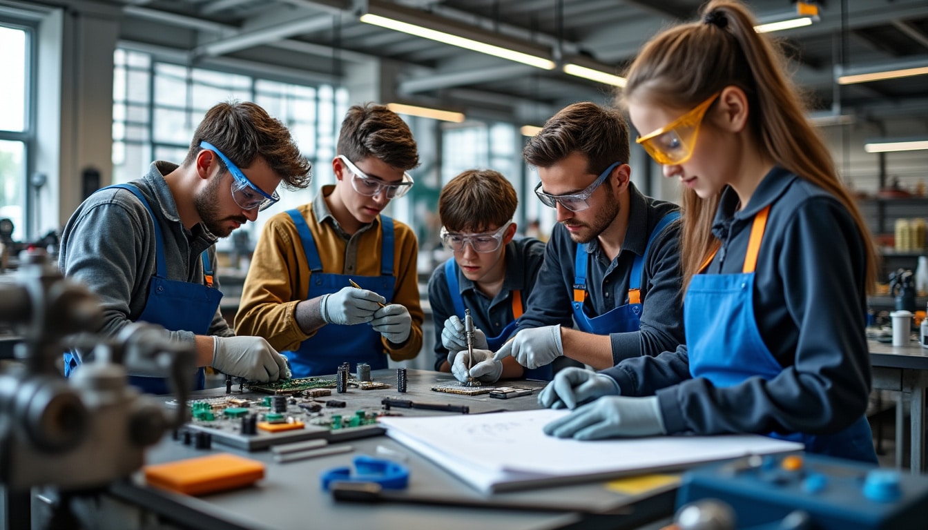 découvrez comment le baccalauréat professionnel met en valeur les compétences techniques des apprentis, offrant une formation pratique et adaptée aux besoins du marché du travail.