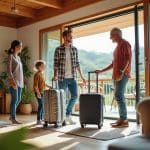 l’échange de maisons permet aux familles de partir en vacances sans frais d’hébergement et de profiter d’un séjour plus économique.